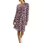 Street One Damen Tunikakleid A143562, Tamed Berry, 34