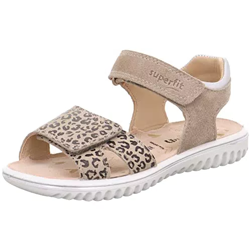 Superfit Mädchen Sparkle Sandale, Beige 4010