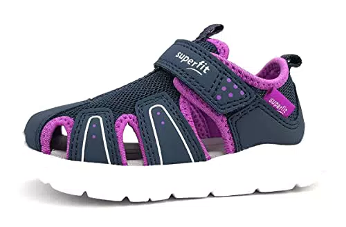 Superfit Mädchen Wave Sandalen, Blau Lila 8070
