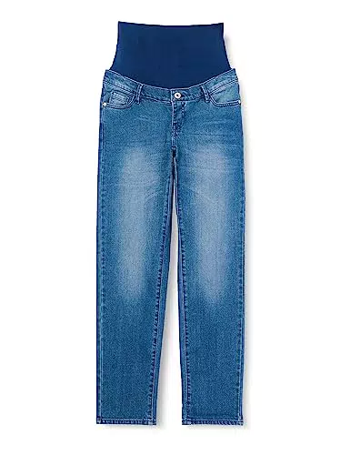 Supermom Straight Umstandsjeans Brooke - Farbe: Authentic Blue - Größe: 33
