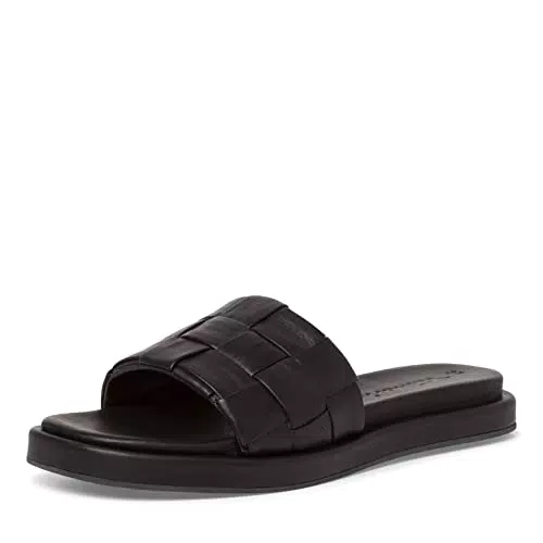 Tamaris Damen 1-1-27136-20 Flacher Slipper, Schwarz