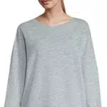 Tamaris Damen Feminines Crew Sweatshirt ASTI Grau S