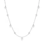 Tamaris Damen Halskette in Silber aus Edelstahl TJ-0001-N-45