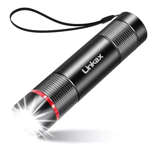 Taschenlampe LED Aufladbar, Zoombare Klein Taschenlampen Kinder
