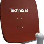TechniSat SATMAN 65 PLUS Satellitenschüssel für 2 Teilnehmer rot