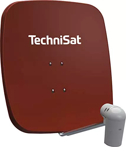 TechniSat SATMAN 65 PLUS Satellitenschüssel für 2 Teilnehmer rot