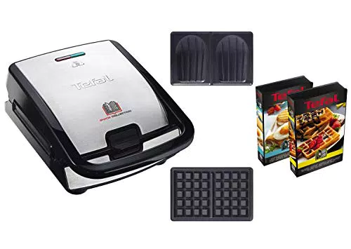 Tefal SW853D Snack Collection, Waffeleisen und Sandwiches