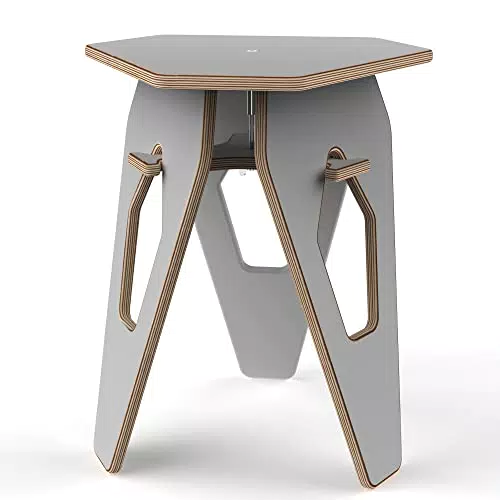 tenmore.eu Hocker Designer-Tabouret aus Schichtholz Skandinavischer faltbarer multifunktionaler Tritthocker