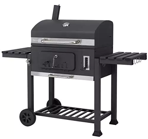 tepro Holzkohlegrill Grillwagen Toronto XXL, Grillfläche: ca. 71