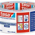 tesa 63652 Aluminium Klebeband, 50 mm x 25 m