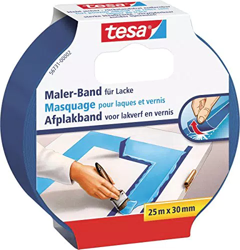 tesa Malerband für Lacke, 25m x 30mm