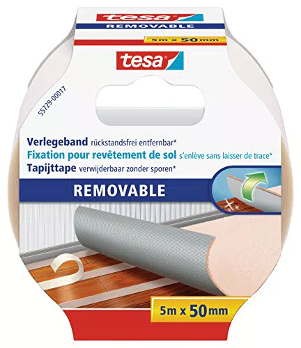 tesa Verlegeband rückstandsfrei entfernbar - Gewebeverstärktes