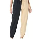 The Drop Women's Liv Colorblock Sweatpant, Ginger, XXS