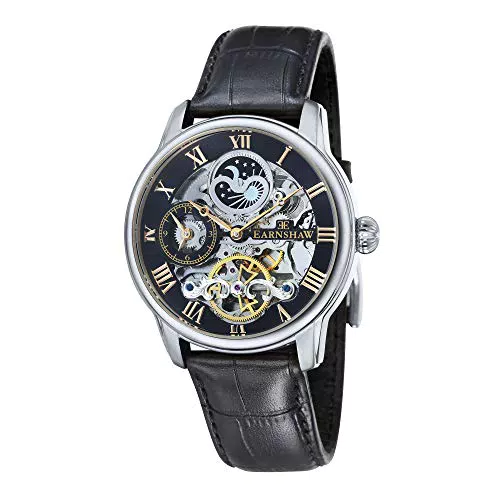 Thomas Earnshaw Herren- Armbanduhr Longitude Analog Automatik