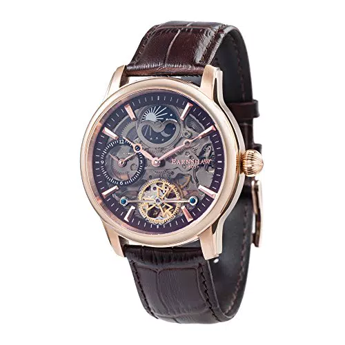 Thomas Earnshaw Longitude Shadow ES-8063-06 Herren-Armbanduhr mit Automatikgetriebe