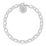 Thomas Sabo Damen Charm-Armband Diamant Charm Club 925 Sterling Silber DCX0001-725-14