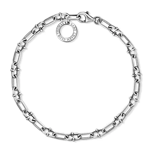 Thomas Sabo Damen Herren-Charm-Armband Charm Club 925 Sterling Silber X0255-637-21-L15