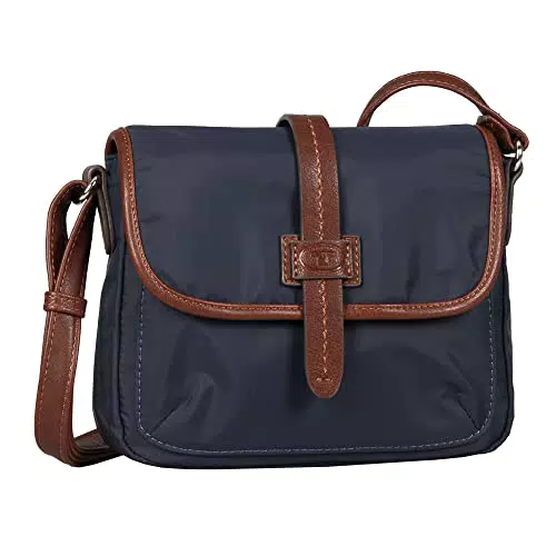 TOM TAILOR bags Reva Damen Umhängetasche Umschlagtasche Klein Blau