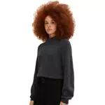 TOM TAILOR Damen 1033278 Strickpullover mit Stehkragen