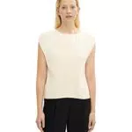 TOM TAILOR Damen 1034080 Pullunder mit seitlichen Schlitzen