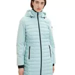 TOM TAILOR Damen 1034124 Hybrid Steppmantel mit Kapuze