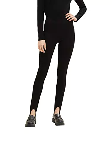 TOM TAILOR Damen 1034227 Basic Leggings mit Steigbügel