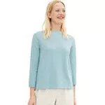 TOM TAILOR Damen 1034528 Sweatshirt mit Polo-Kragen