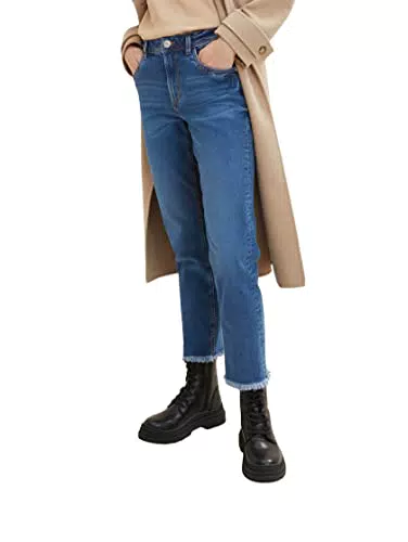 TOM TAILOR Damen 1035523 Kate Vintage Straight Jeans