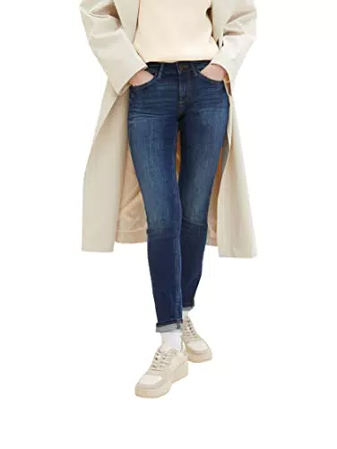 TOM TAILOR Damen 1035737 Alexa Skinny Jeans, 10281 - Mid Stone Wash Denim