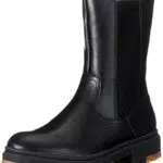 Tom Tailor Damen 4295501 Chelsea-Stiefel, Black
