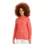 TOM TAILOR Damen Strickpullover mit Kapuze aus Bio-Baumwolle