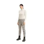 TOM TAILOR Denim Damen Cigarette Hose 1033599, 30596 - Beige Rosa Check