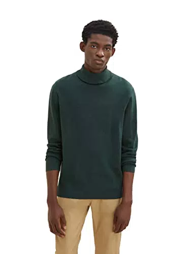TOM TAILOR Denim Herren Basic Rollkragenpullover 1033761
