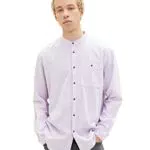 TOM TAILOR Denim Herren Hemd 1034914, 31152 - Lilac White Chambray