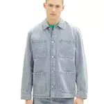 TOM TAILOR Denim Herren Jeansjacke im Overshirt-Look 1035514