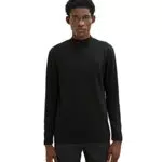TOM TAILOR Denim Herren Langarmshirt mit Stehkragen 1033925