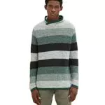TOM TAILOR Denim Herren Strickpullover mit Streifen 1033774