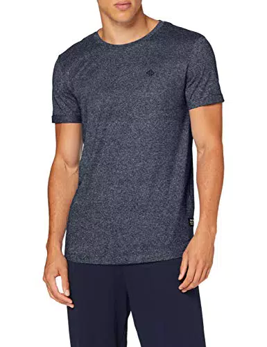 TOM TAILOR Denim Herren T-Shirt mit Logo-Stickerei