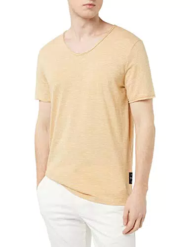 TOM TAILOR Denim Herren T-Shirt mit V-Ausschnitt 1035849