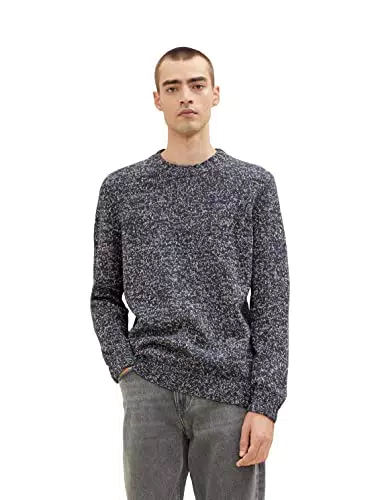 TOM TAILOR Herren 1033662 Strickpullover mit Muster