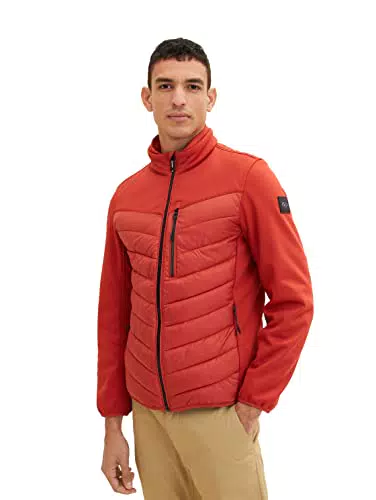 TOM TAILOR Herren 1034035 Jacke, 13722 - Rooibos Orange