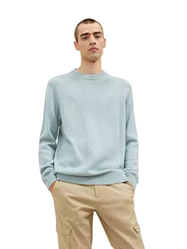 TOM TAILOR Herren 1034333 Strickpullover in Melange-Optik