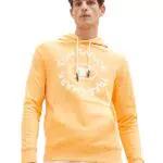 TOM TAILOR Herren 1035531 Sweatshirt, 22225 - Washed Out Orange