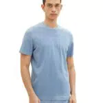 TOM TAILOR Herren 1035637 T-Shirt, 12364 - Greyish Mid Blue