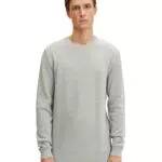 TOM TAILOR Herren Basic Strickpullover aus Bio-Baumwolle