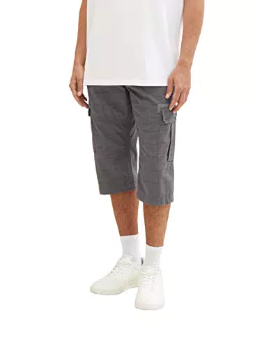TOM TAILOR Herren Cargo Max Overknee Bermuda Shorts