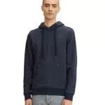 TOM TAILOR Herren Hoodie mit Streifen 1033587, 27914 - Navy Offwhite Inject Stripe