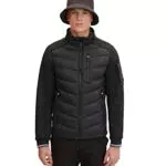 TOM TAILOR Herren Hybrid Steppjacke 1032475, 29999 - Black