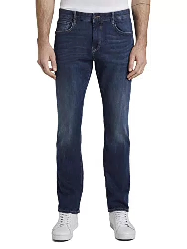 TOM TAILOR Herren Marvin Straight Jeans 1020102, 10281 - Mid Stone Wash Denim