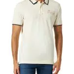 TOM TAILOR Herren Poloshirt mit Logo-Print 1035571, 18592 - vintage beige